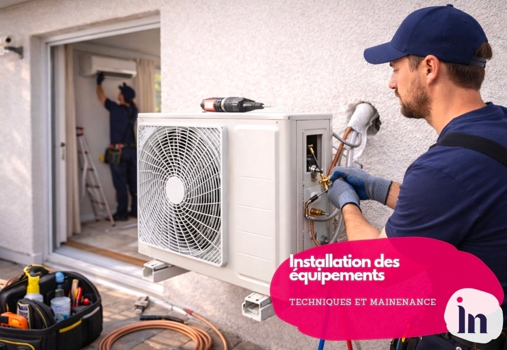 Installation des équipements